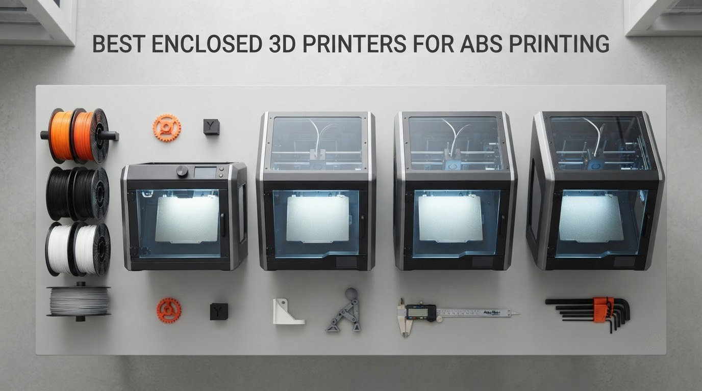 best enclosed 3d printers for abs printing