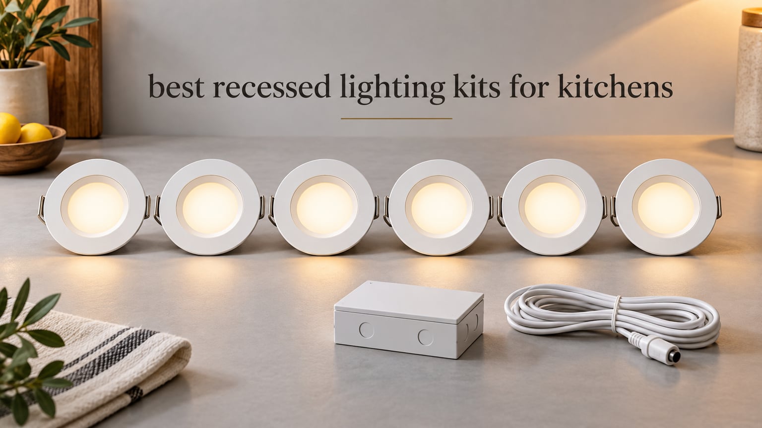best recessed lighting kits for kitchens