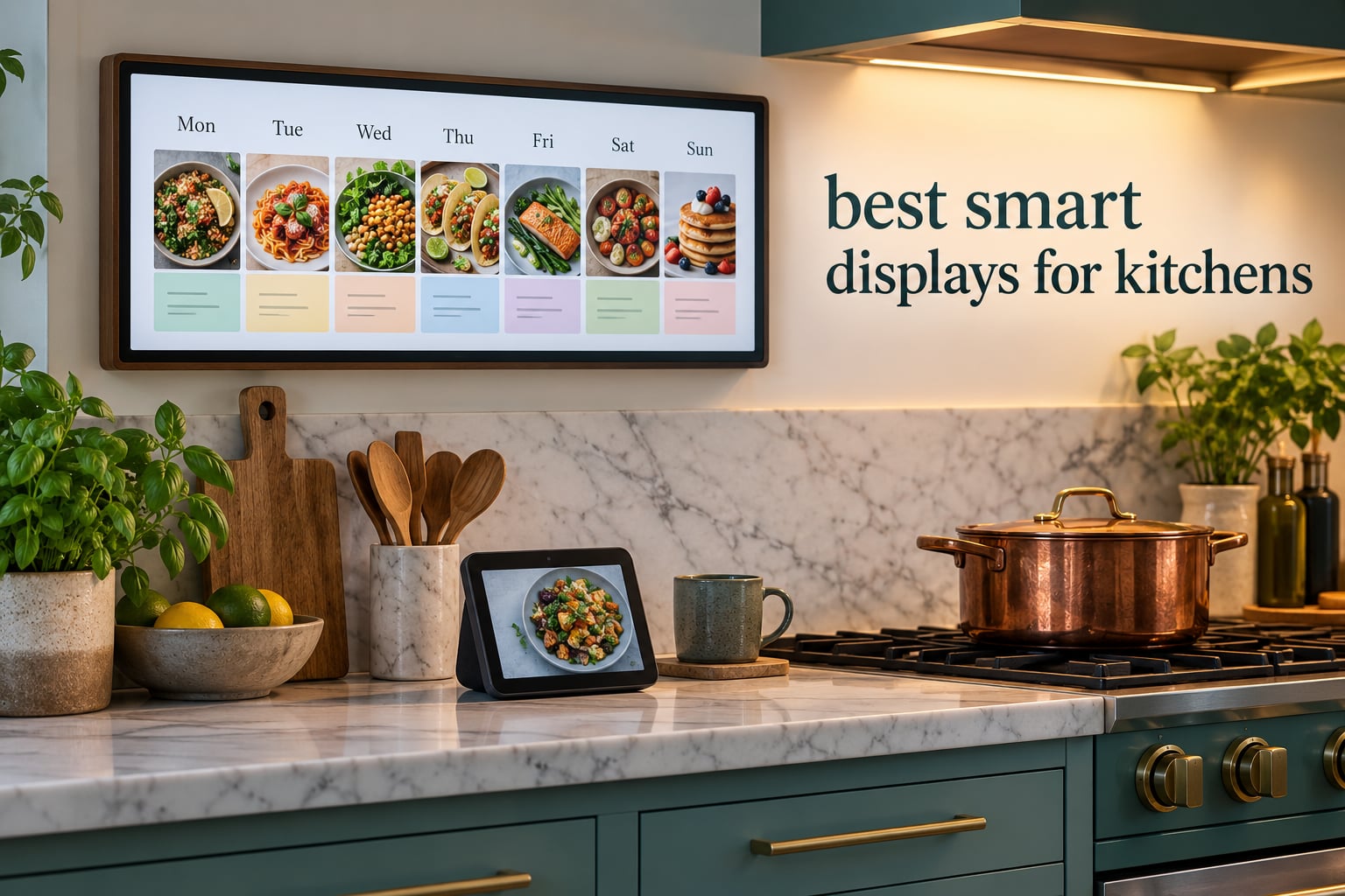 best smart displays for kitchens