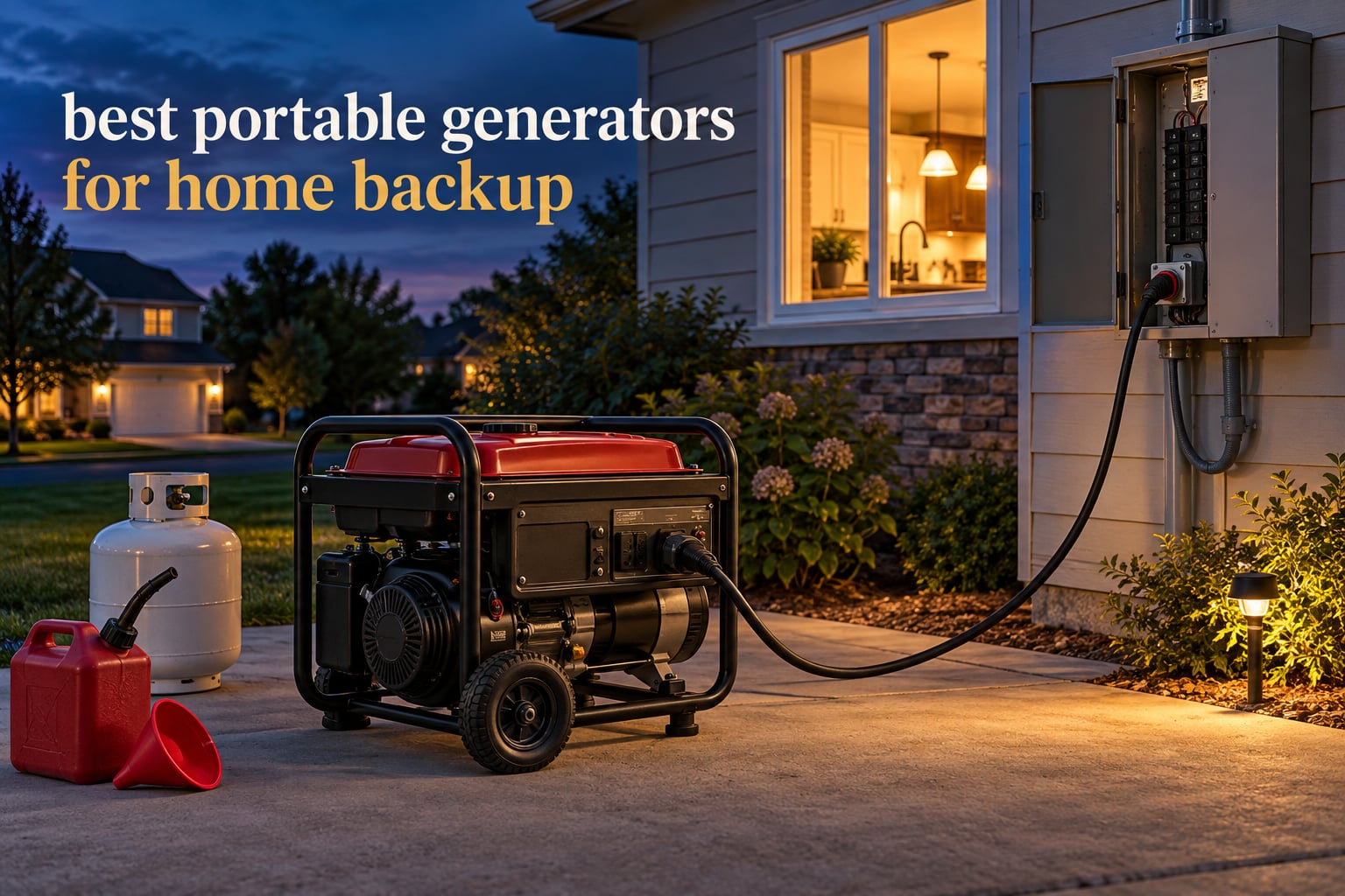 best portable generators for home backup