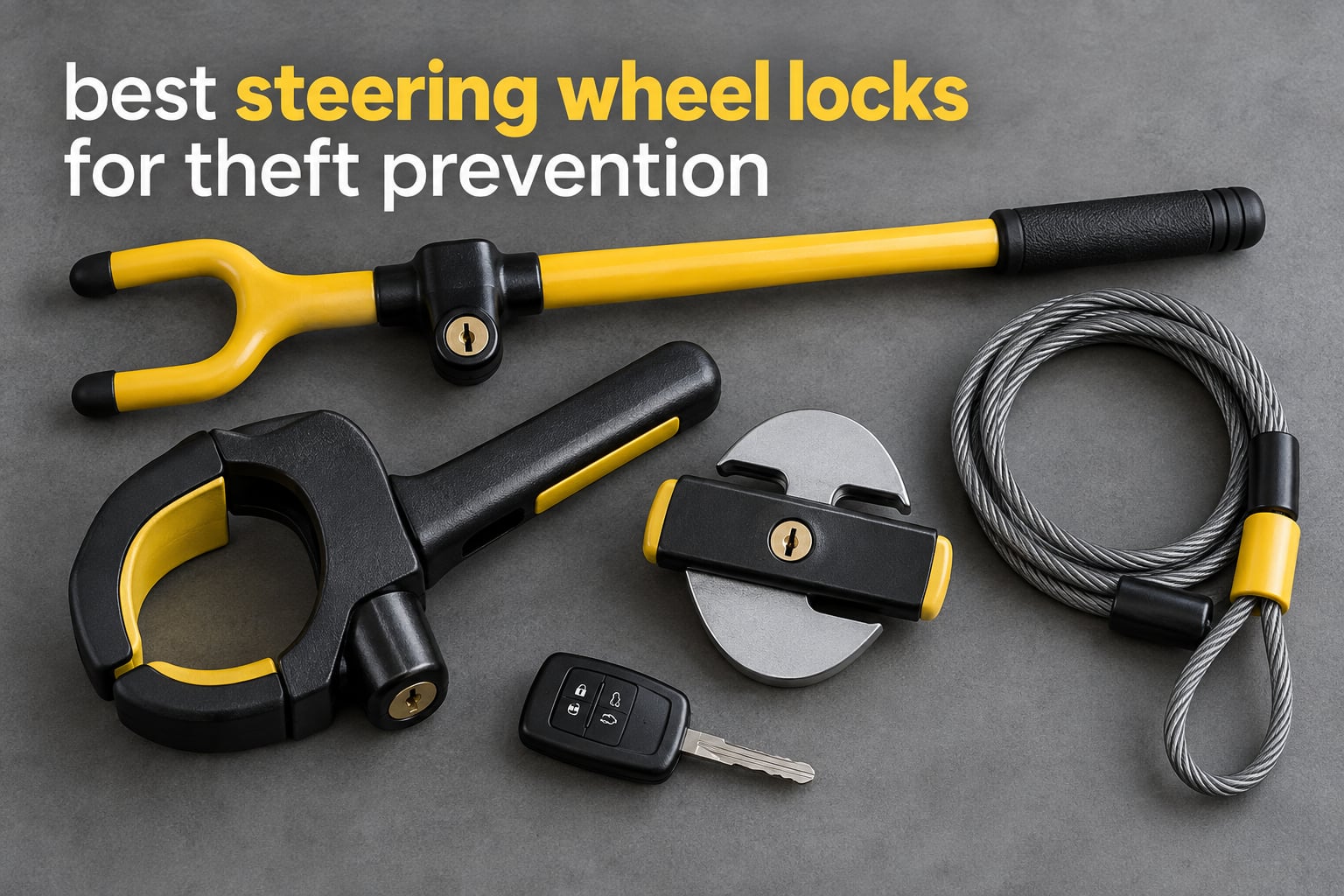 best steering wheel locks for theft prevention