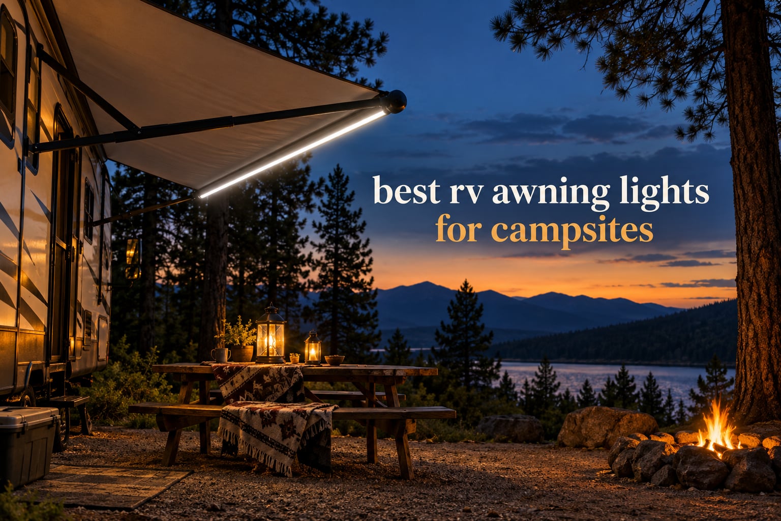 best rv awning lights for campsites