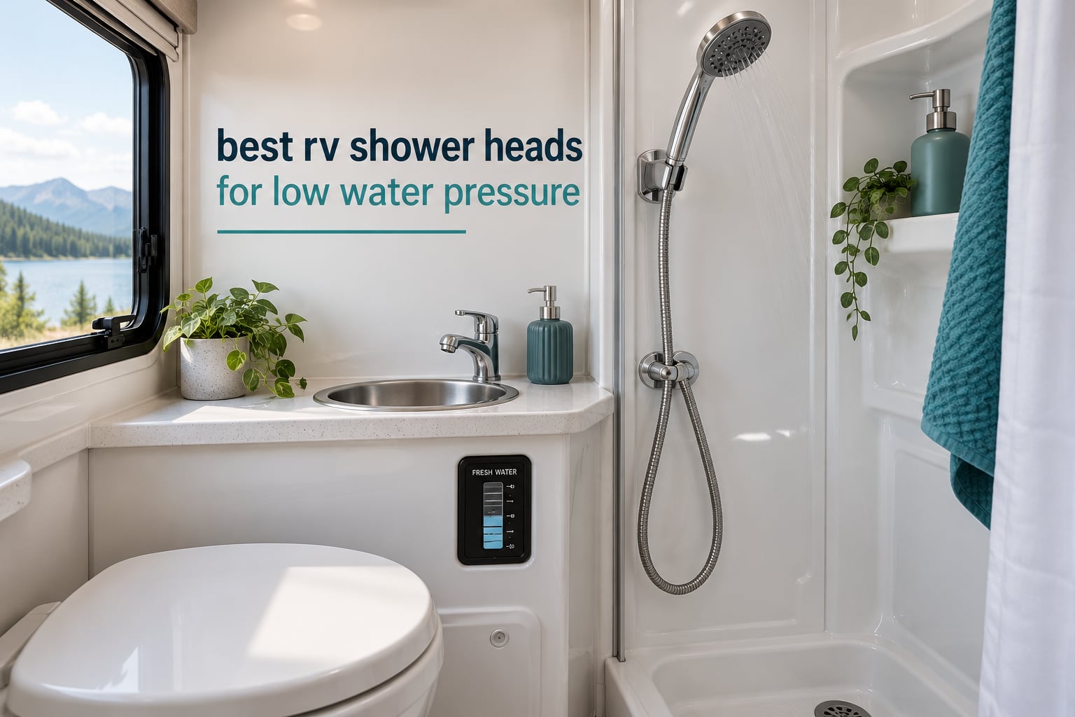 best rv shower heads for low water pressure