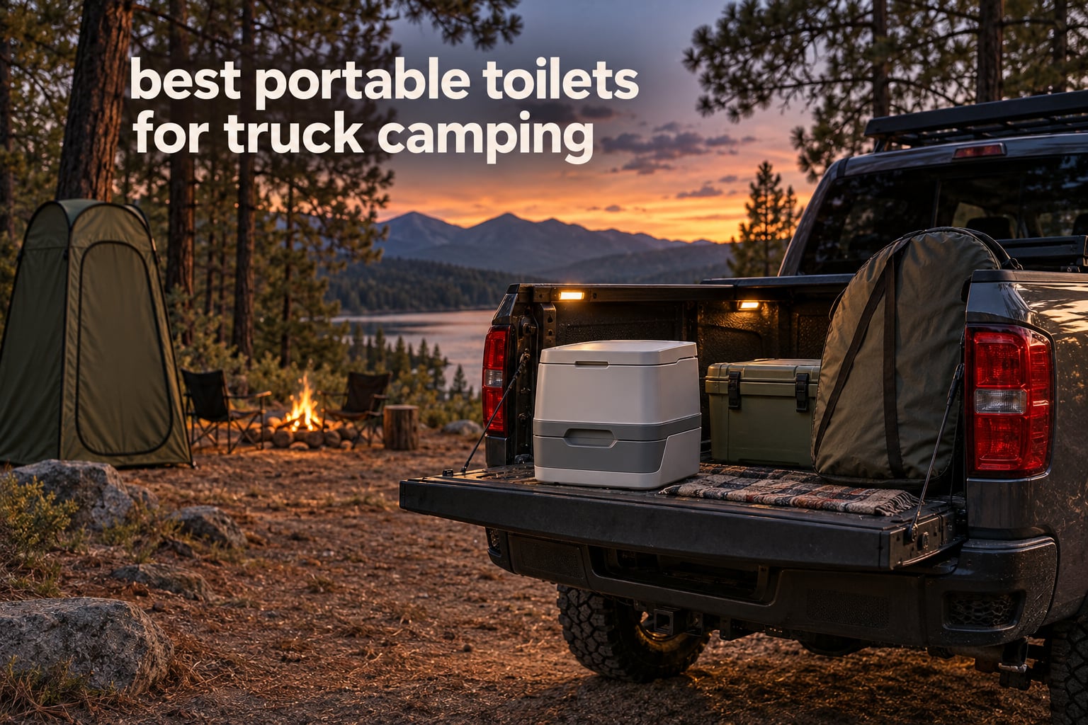 best portable toilets for truck camping