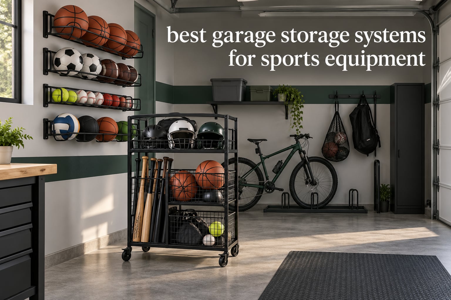 best garage storage systems for sports equipment