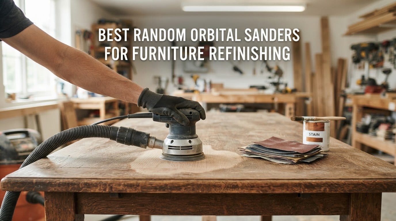 best random orbital sanders for furniture refinishing