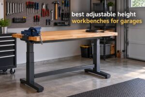 best adjustable height workbenches for garages