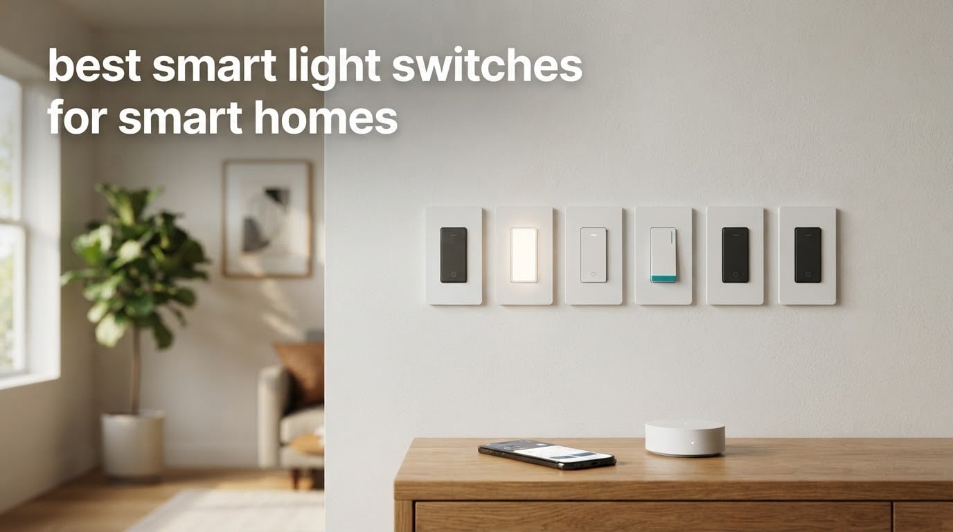 best smart light switches for smart homes