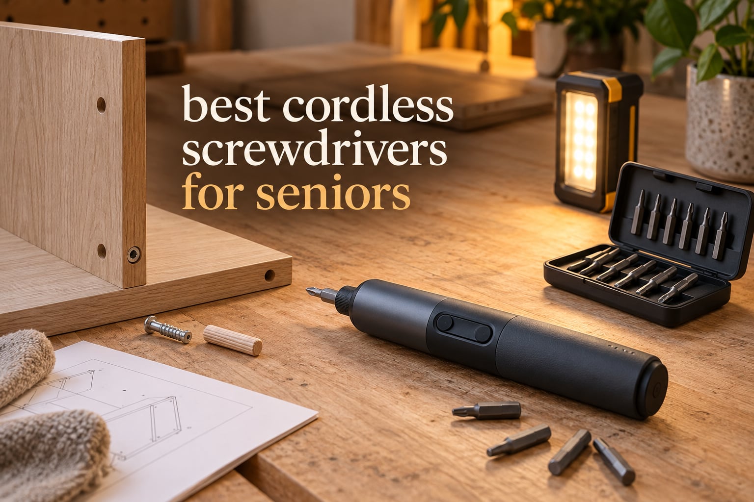 best cordless screwdrivers for seniors