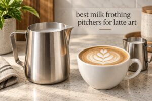 best milk frothing pitchers for latte art