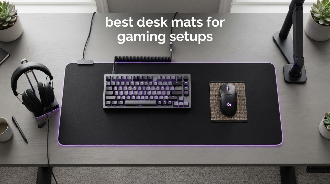 best desk mats for gaming setups