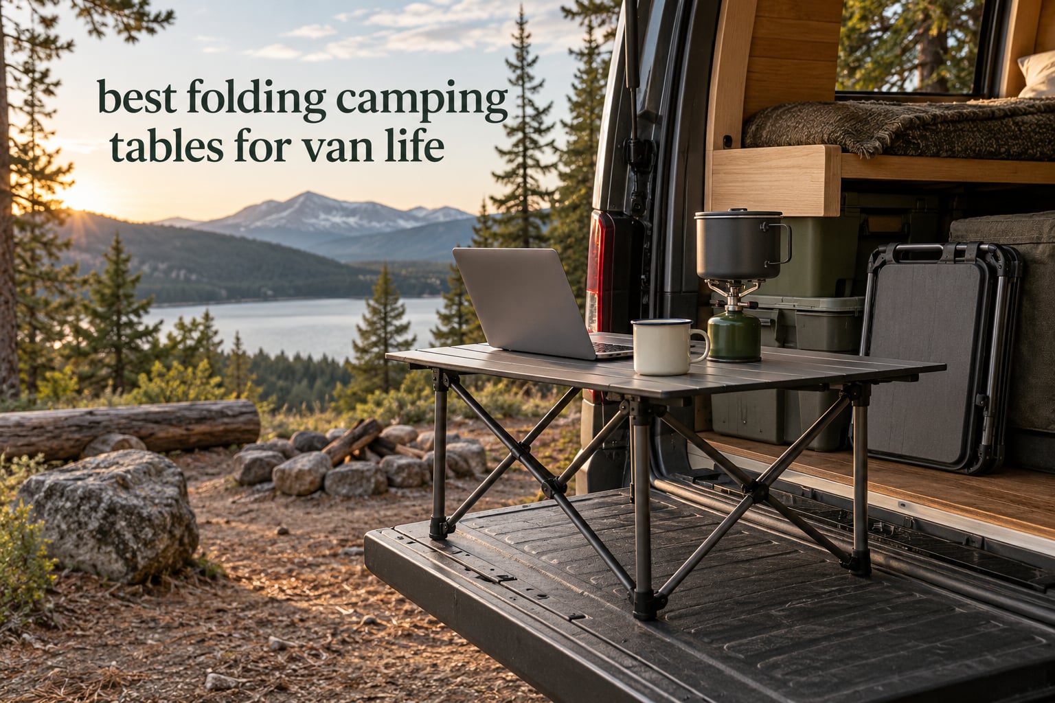 best folding camping tables for van life