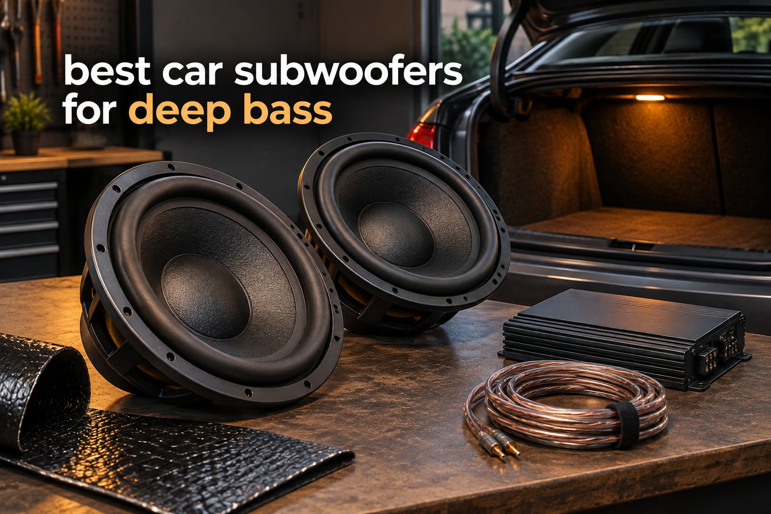 best car subwoofers for deep bass