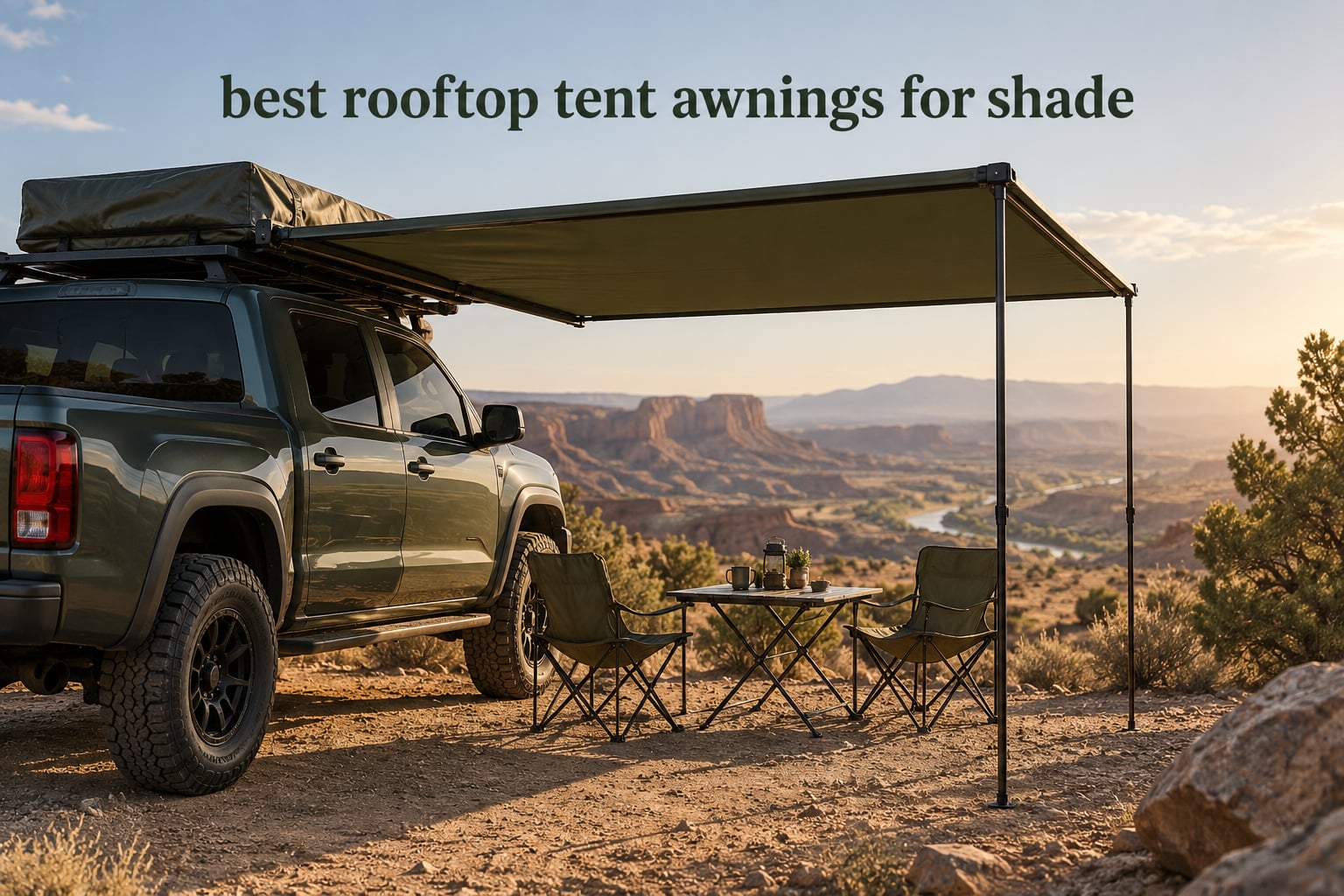 best rooftop tent awnings for shade